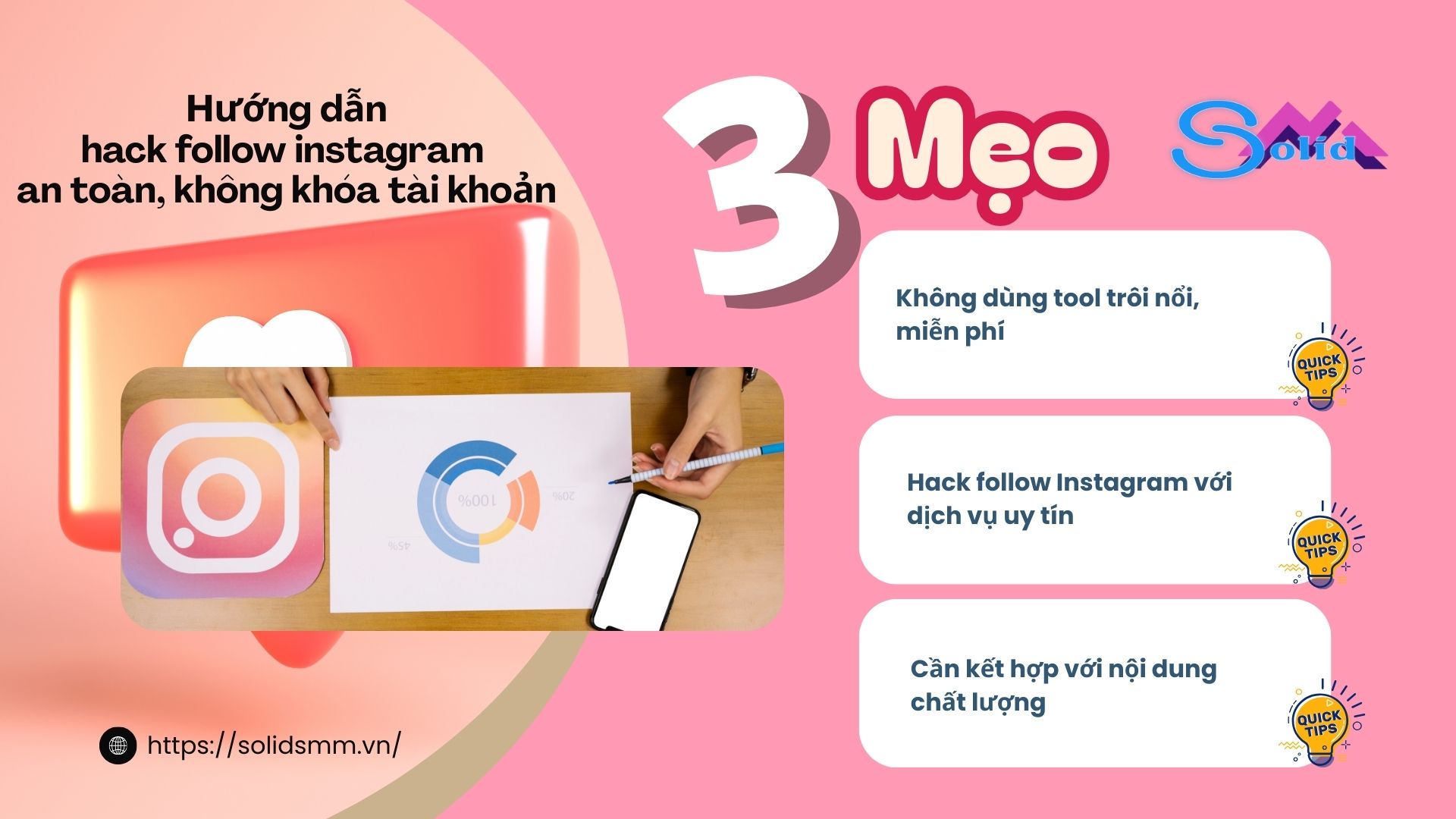 Hướng dẫn hack follow Instagram an toàn, không khóa tài khoản